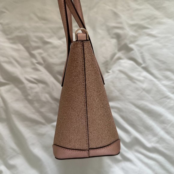kate spade Bags Kate Spade Tinsel Satchel Purse In Rose Gold Poshmark